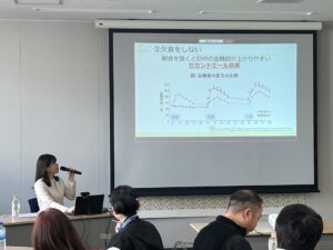 【セミナー講師】企業様 お弁当付き健康セミナー「食べながら学ぶ！未来の自分を守る、食事と体の整え方」のイメージ